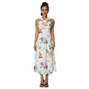Bluey, Bluey merch, Bluey pattern, Bluey Bluey, bingo, Bluey design, bluey dog Sleeveless Cross Front Cocktail Midi Chiffon Dress View1