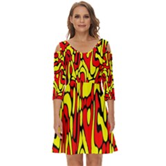 Rby 127 Shoulder Cut Out Zip Up Dress by ArtworkByPatrick