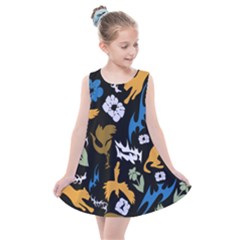 Pattern Design Seamless Texture Kids  Summer Dress by Tsamara