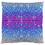 Rainbow of Colors, Bling and Glitter Large Cushion Case (One Side) Front