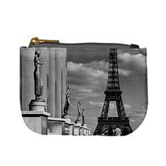 Vintage France Paris Eiffel Tour Chaillot Palace 1970 Coin Change Purse