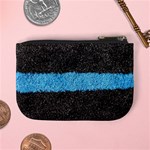 Black Blue Lawn Coin Change Purse Back