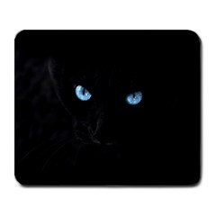 Black Cat Large Mouse Pad (rectangle)