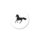 Running Horse Golf Ball Marker Front