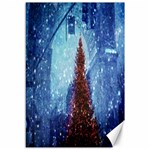 Elegant Winter Snow Flakes Gate Of Victory Paris France Canvas 12  x 18  (Unframed) 11.88 x17.36  Canvas - 1