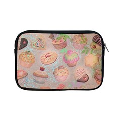 French Pastry Vintage Scripts Cookies Cupcakes Vintage Paris Fashion Apple Ipad Mini Zipper Case by chicelegantboutique