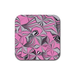 Foolish Movements Pink Effect Jpg Drink Coaster (square)