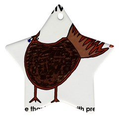 Turkey Star Ornament by Thanksgivukkah