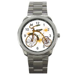 Tree Cycle Sport Metal Watch by Contest1753604