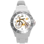 Tree Cycle Plastic Sport Watch (Large) Front