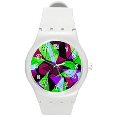 Modern Art Plastic Sport Watch (medium) by Siebenhuehner