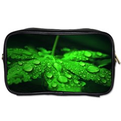 Waterdrops Travel Toiletry Bag (two Sides) by Siebenhuehner