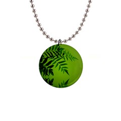 Leaf Button Necklace by Siebenhuehner