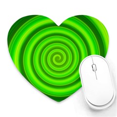 Modern Art Mouse Pad (heart) by Siebenhuehner