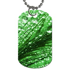 Waterdrops Dog Tag (one Sided) by Siebenhuehner