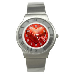 Love Stainless Steel Watch (unisex) by Siebenhuehner