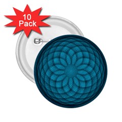 Spirograph 2 25  Button (10 Pack) by Siebenhuehner