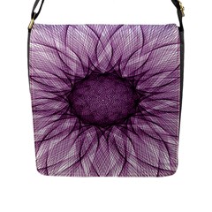 Mandala Flap Closure Messenger Bag (large) by Siebenhuehner