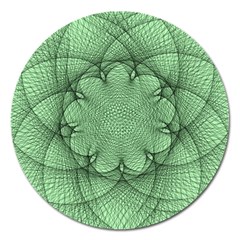 Spirograph Magnet 5  (round) by Siebenhuehner