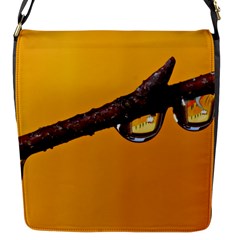 Tree Drops  Flap Closure Messenger Bag (small) by Siebenhuehner