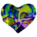 Graffity 19  Premium Heart Shape Cushion Back