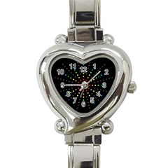 Fireworks Heart Italian Charm Watch  by Contest1762364