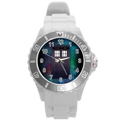 The Time Traveler Plastic Sport Watch (large) by Contest1748470