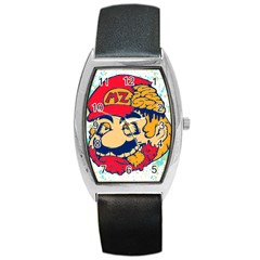 Mario Zombie Tonneau Leather Watch by Contest1731890