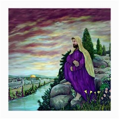 Jesus Overlooking Jerusalem - Ave Hurley - Artrave - Glasses Cloth (medium) by ArtRave2