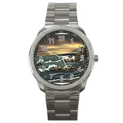  bridget s Lighthouse   By Ave Hurley Of Artrevu   Sport Metal Watch by ArtRave2