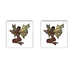 Faerie Nymph Fairy with outreaching hands Cufflinks (Square) Front(Pair)