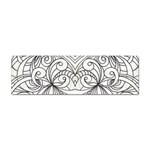 Drawing Floral Doodle 1 Bumper Sticker 100 Pack Front