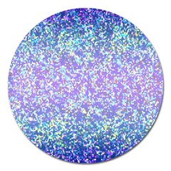 Glitter2 Magnet 5  (round) by MedusArt