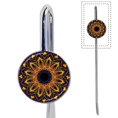 Yellow Purple Lotus Mandala Bookmark by Zandiepants