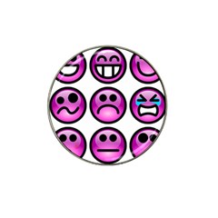 Chronic Pain Emoticons Golf Ball Marker 10 Pack (for Hat Clip) by FunWithFibro