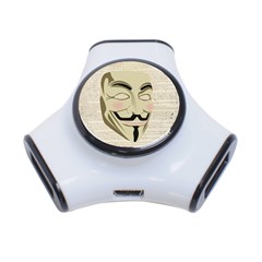 We The Anonymous People 3 Port Usb Hub by StuffOrSomething