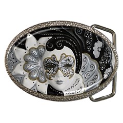 Venetian Mask Belt Buckle (oval) by StuffOrSomething