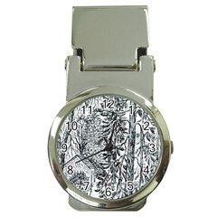  castle Yard In Winter  By Ave Hurley Of Artrevu   Money Clip Watch by ArtRave2