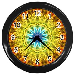 Flower Bouquet Wall Clock (black) by Zandiepants