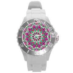 Flower Garden Plastic Sport Watch (large) by Zandiepants