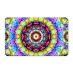 Rainbow Glass Magnet (rectangular) by Zandiepants