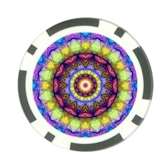 Rainbow Glass Poker Chip by Zandiepants