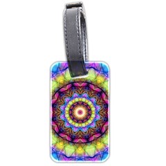 Rainbow Glass Luggage Tag (two Sides) by Zandiepants