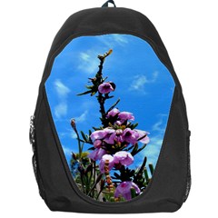 Pink Flower Backpack Bag by Rbrendes