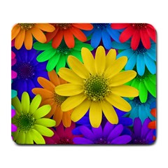 Gerbera Daisies Large Mouse Pad (rectangle) by StuffOrSomething