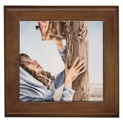 Stabat Mater Framed Ceramic Tile by TonyaButcher