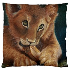 Playful  Large Cushion Case (single Sided)  by TonyaButcher