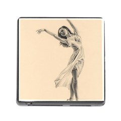 Graceful Dancer Memory Card Reader With Storage (square)