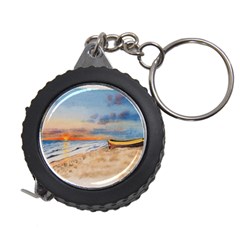 Sunset Beach Watercolor Measuring Tape by TonyaButcher