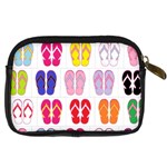 Flip Flop Collage Digital Camera Leather Case Back